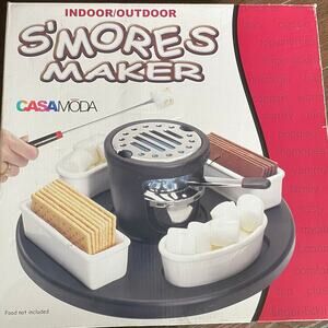 NEW Casa Moda. S'mores‎ Maker Indoor Outdoor Smores Set Marshmallow Roaster